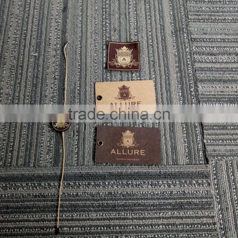 2016 customized direct factory wholesafashionable jeans swing tags hang tags with competitive price