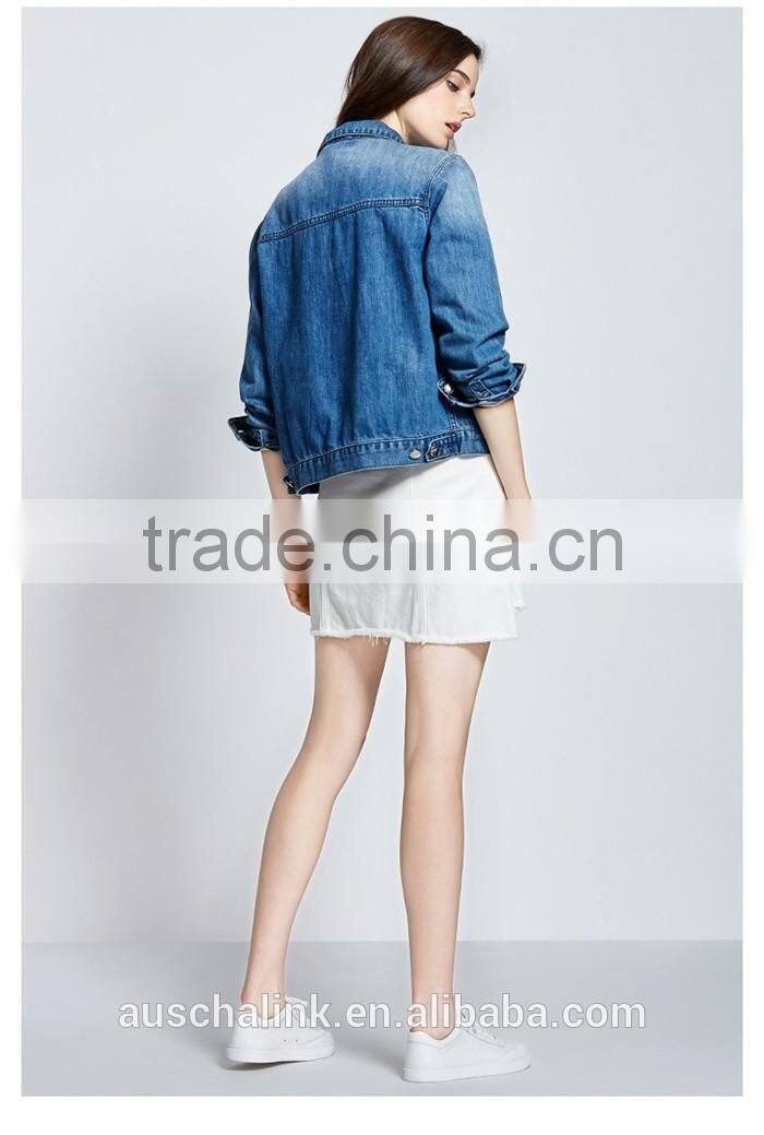 new arrival outdoor winter bulk wholesale loose jean jacket wholesale