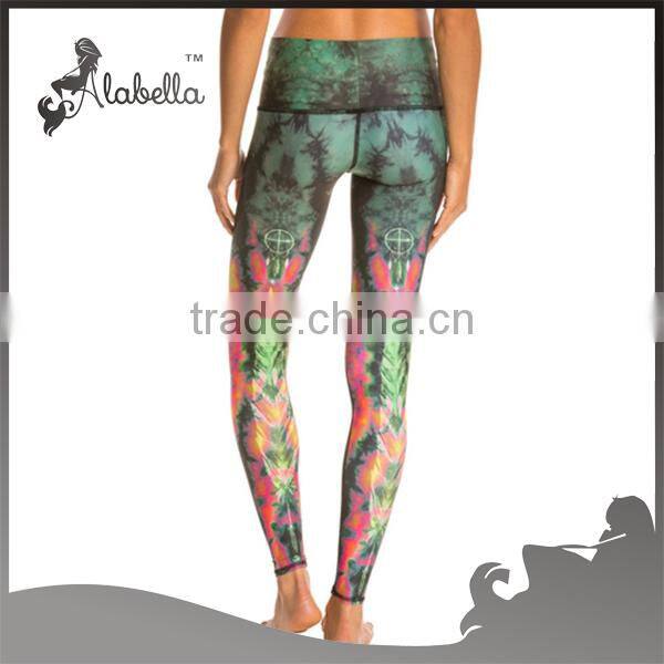 OEM new arrival high quality polyester spandex stylish fitness gym leggings
