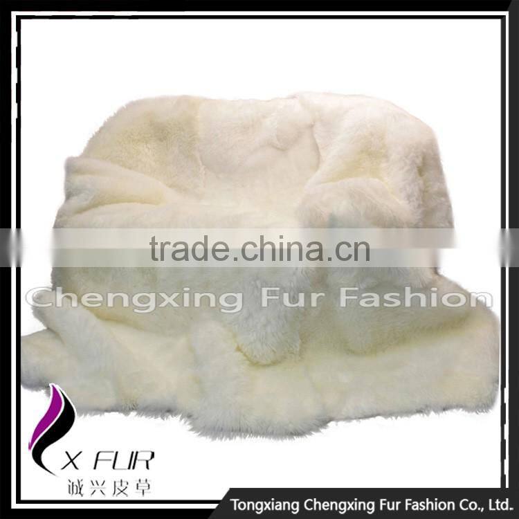 CX-D-120 Hot Sale High Quality Custom Sheep Fur Blankets