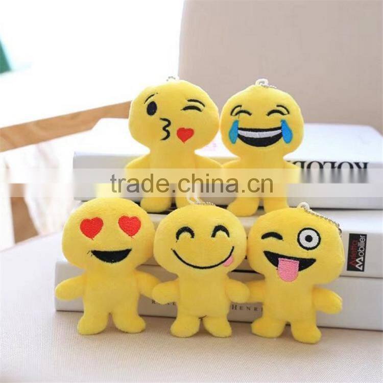 hot sale caroon cute turtle keychain emoji plush keychains