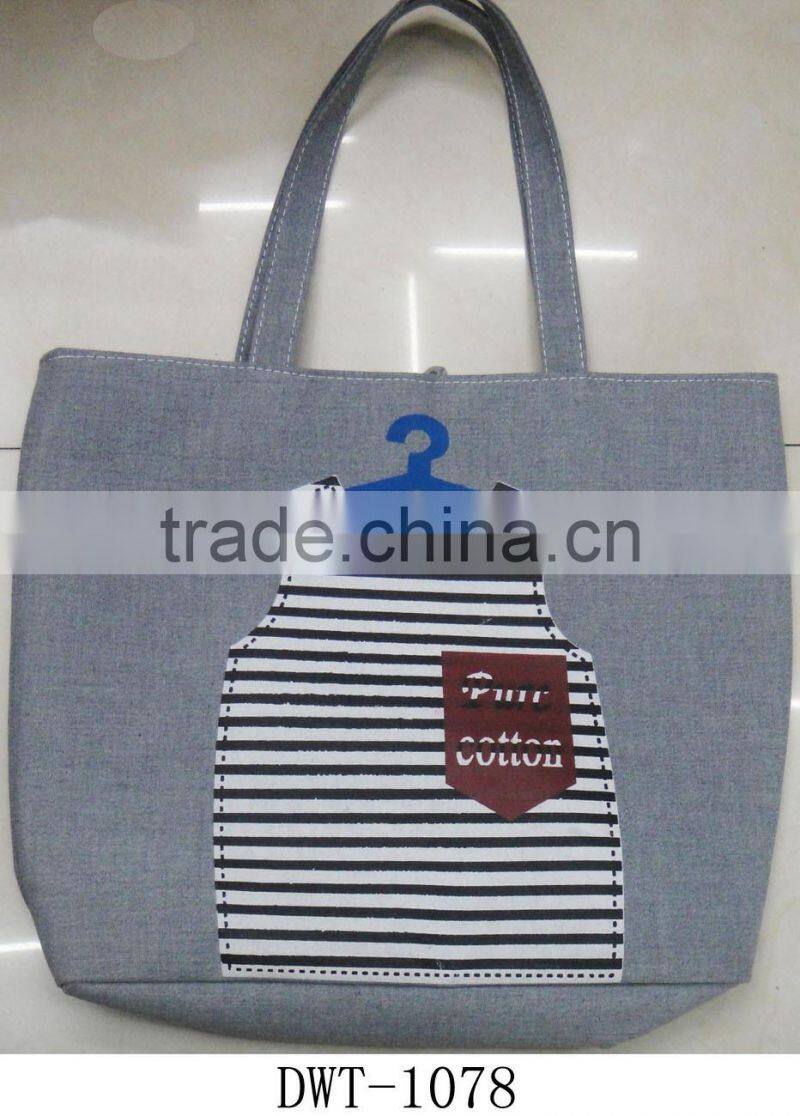 Fashion Lady popular canvas cotton gift cheap bag
