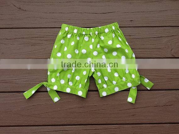 Baby girl new design color combination shorts for summer plain color kids shorts