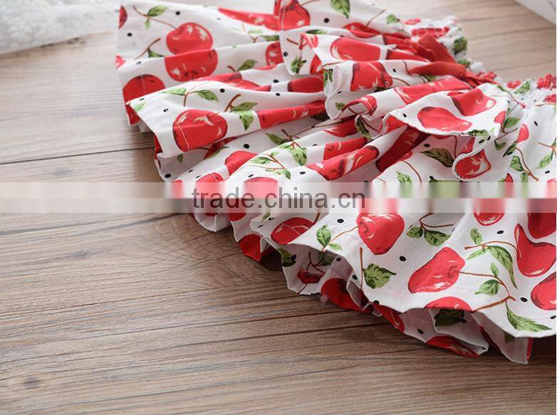 Classical Cherry Pattern Sweet Girl Skirt Girls Dress Names With Pictures Wholesale