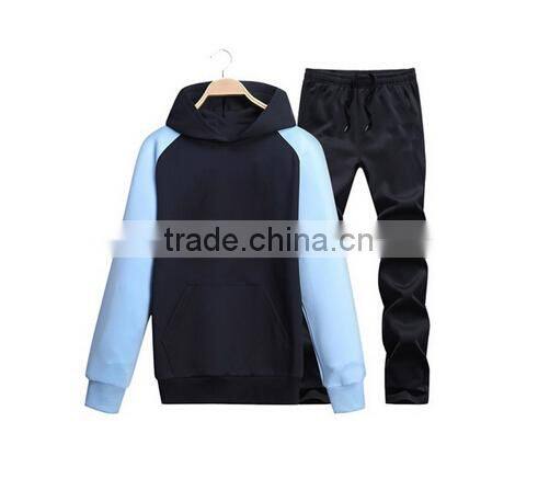 2015wholesale pullover men's raglan fleece casual hoodie