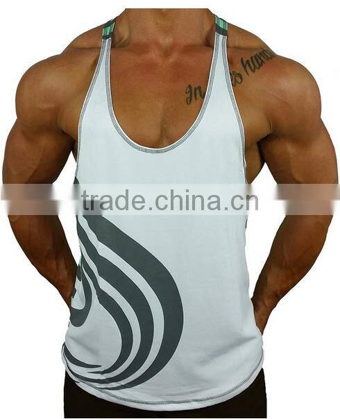low cut singlet tops custom gym singlets cool dry mens singlet