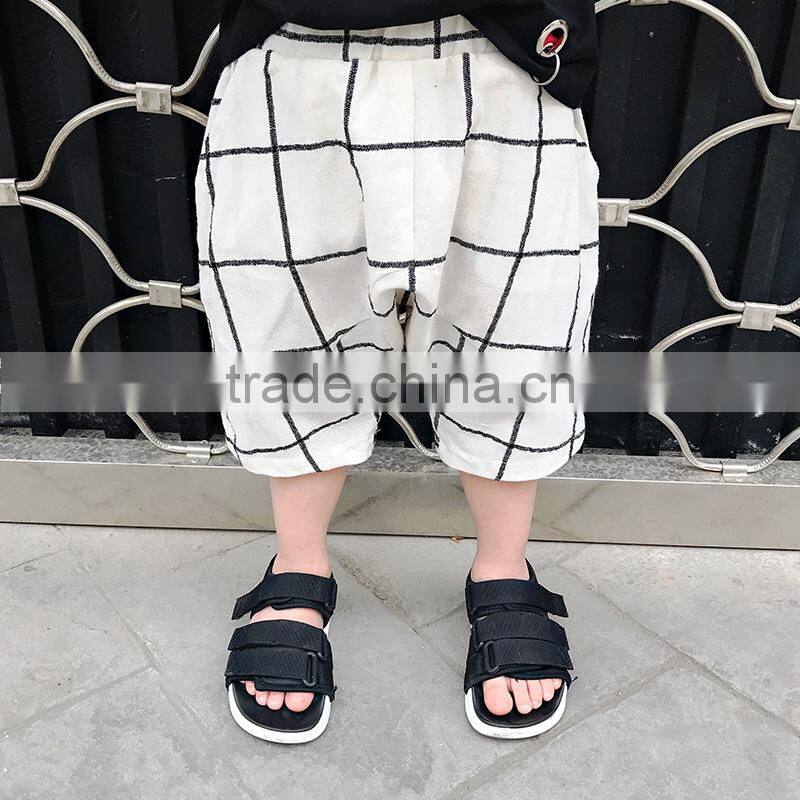 S17138A high quality plaid shorts new summer boys pants