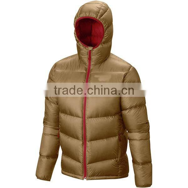 2016 Fashion men ultralight down jacket for the winters hooded jacket