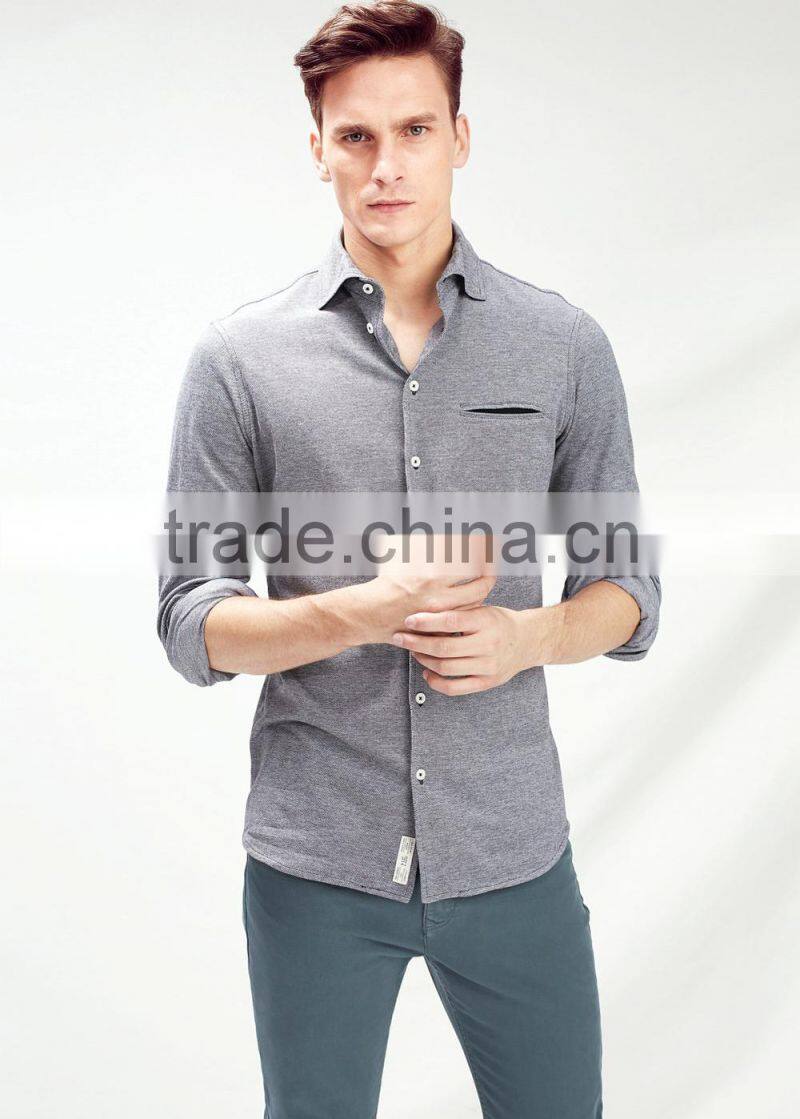 Latest designs for men polo long sleeves shirts