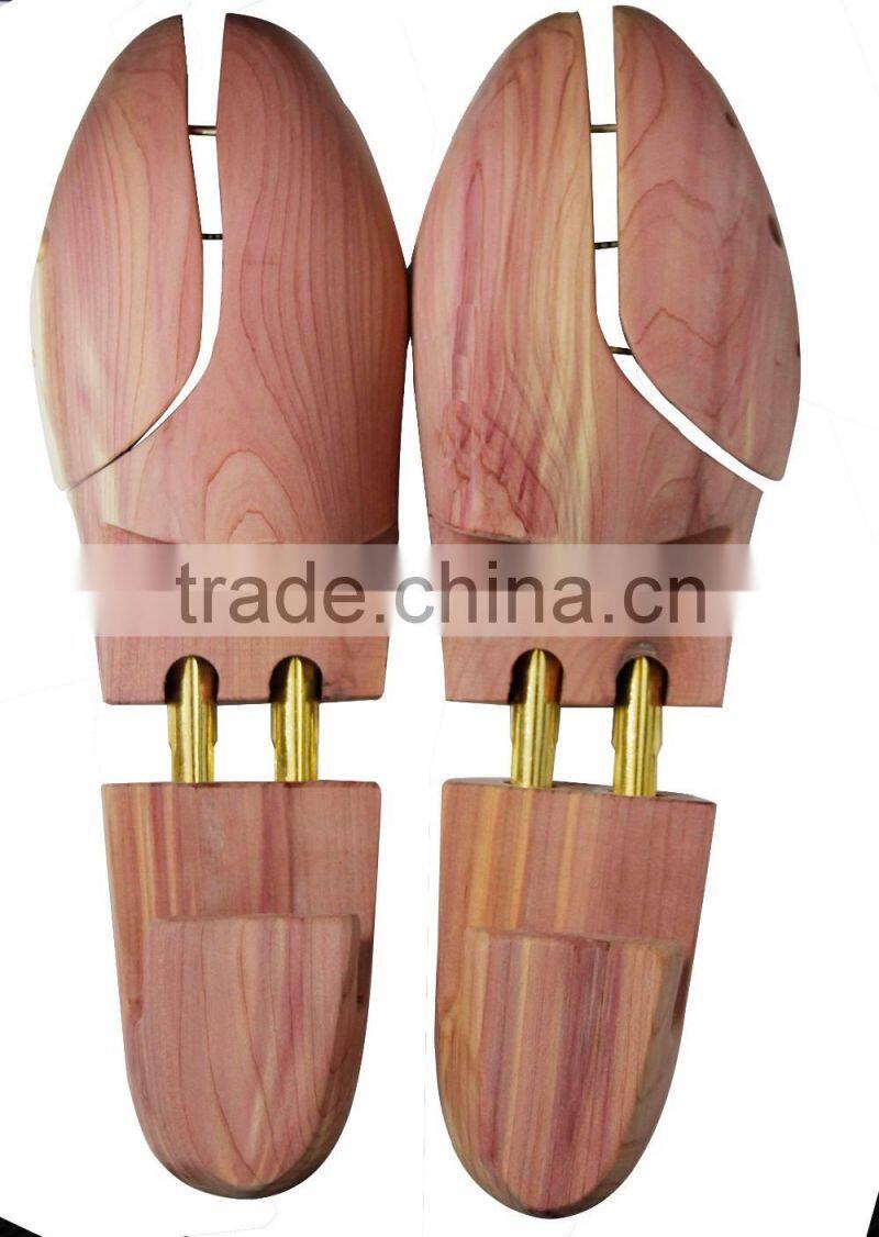 Metal cap high quality assorted sizes cedar shoe tree