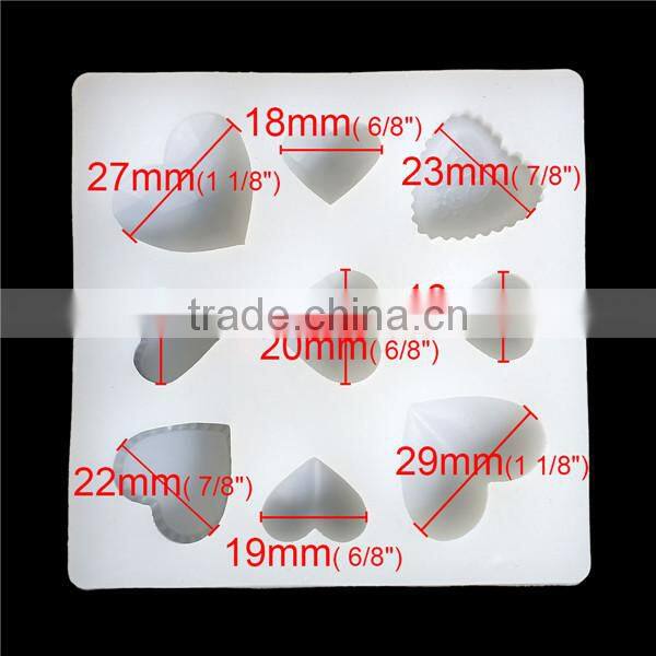 Silicone Resin Mold Square White 9.3cm x 9.3cm