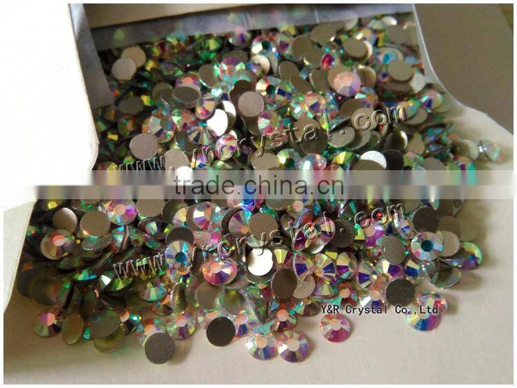 ss20 AB color flat back crystal ab rhinestones for nail