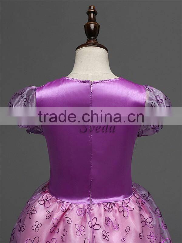 Wholesale Children's clothing Grimm's Fairy Tales Rapunzel Princess Dress Party Girls dress Fashion dress