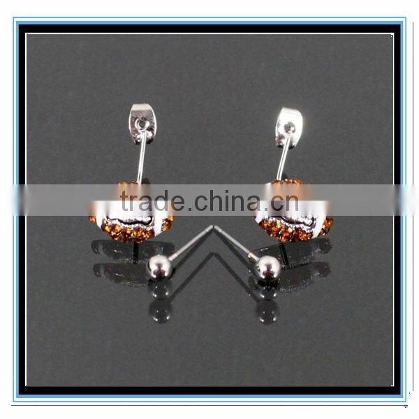 FACTORY PRICE Handmade Cheap Fashion Wholesale Earring Double Ball