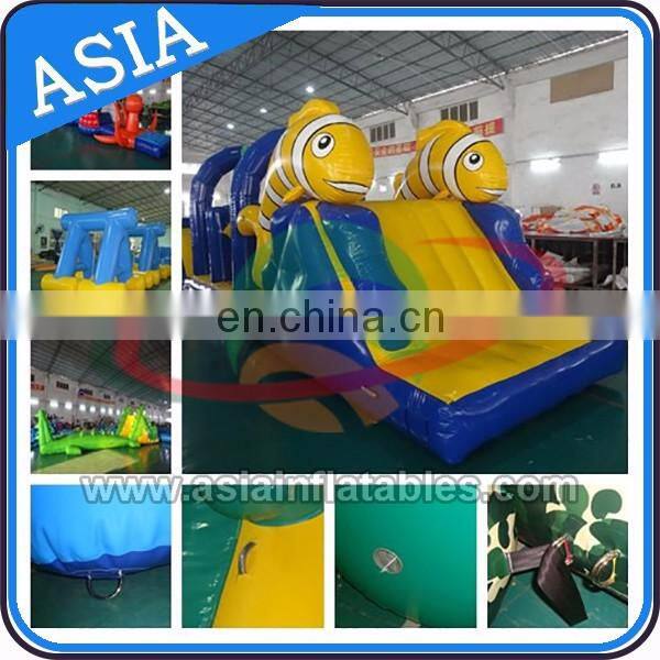 Commercial Grade Inflatable Water Obstacle, Aqua Run Inflatables For Pool or Lake