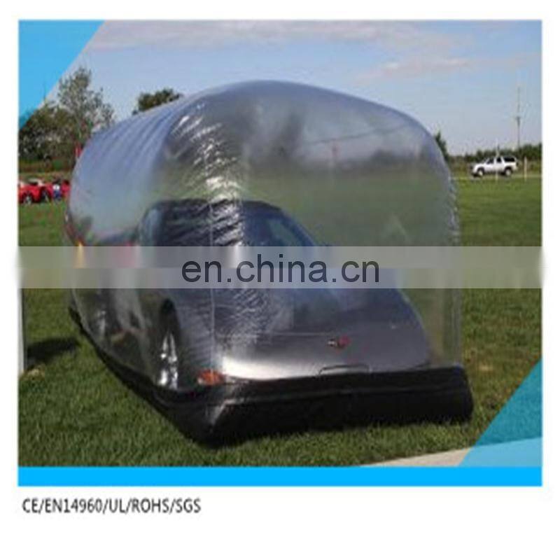 dust proof indoor bubble tent/ inflatable car cover, car capsule storage