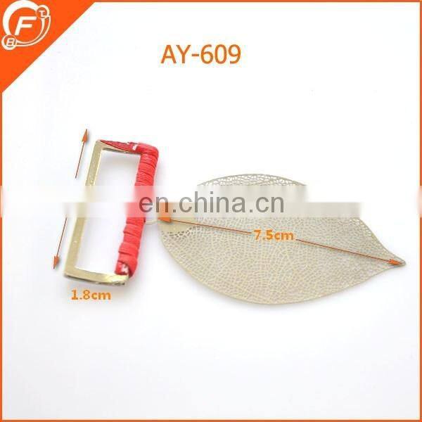 metal gold buckle for bag parts accessories decoration