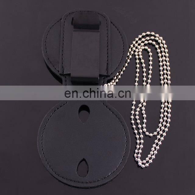 Round shape custom clip badge holder