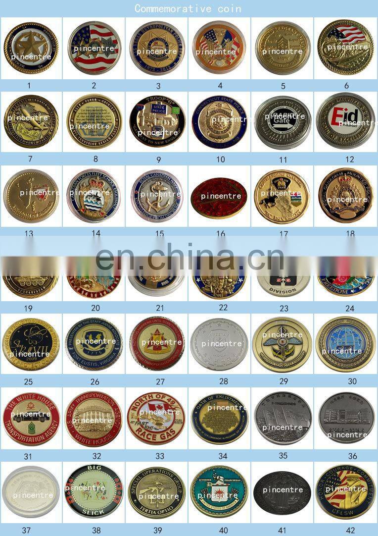 factory promotion Survenir Metal coins with shinny nickel plated