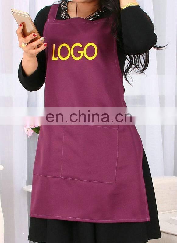 Customized logo cotton apron kitchen