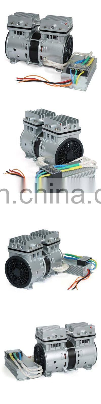 China factory DC power 24V 12V portable diving oil free air compressor