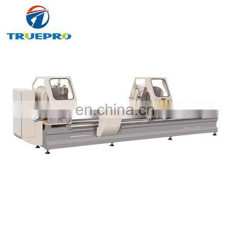 CNC double mitre cut off saw for aluminium door and window frames