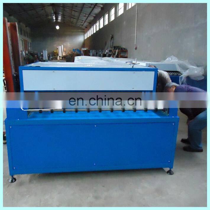 Heating and roller pressing machine for insulating glass produce