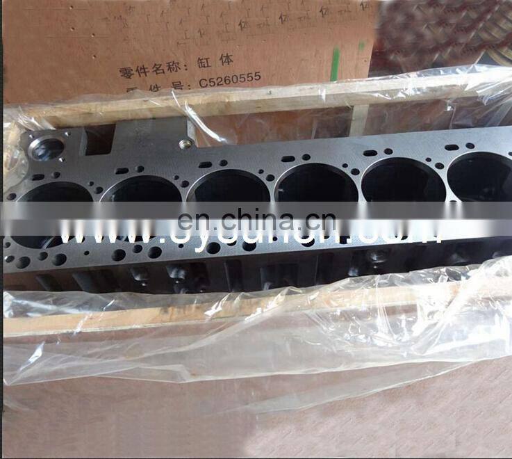 Truck spare parts engine parts ISLe Engine Cylinder Block 5260555 4955483