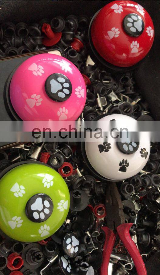 Wholesale Custom Pet Dog Cat Training Dinner Bell Small Dog Paw Bell