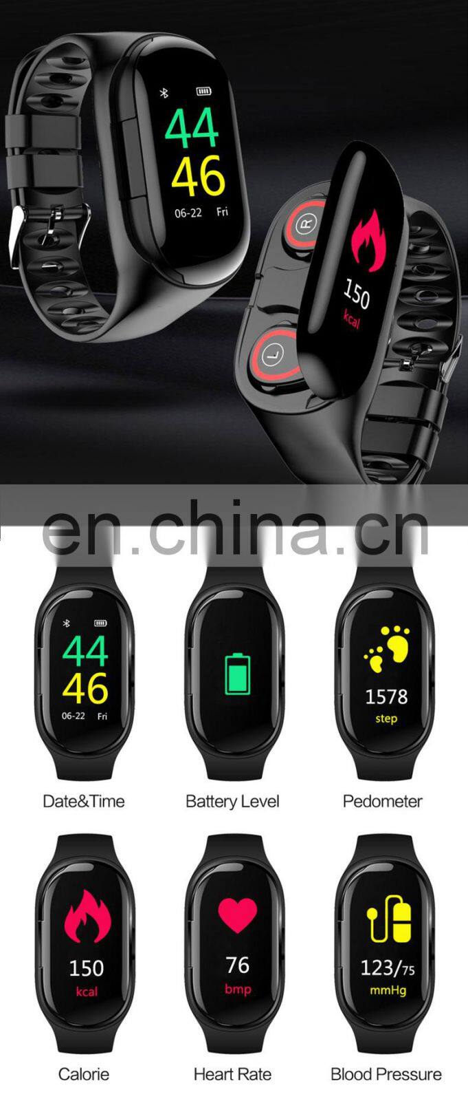 Smart Watch Water Proof Mens Custom Oem Android Sport Bracelet Latest 2019 Shenzhen Wholesale Hybrid Smart Watch 2 In 1