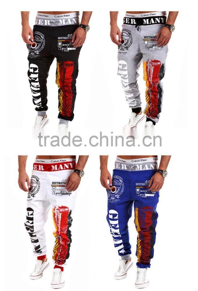 2015 walson best sale Adjustable waistband costume fit men's harem jogger sweatpants