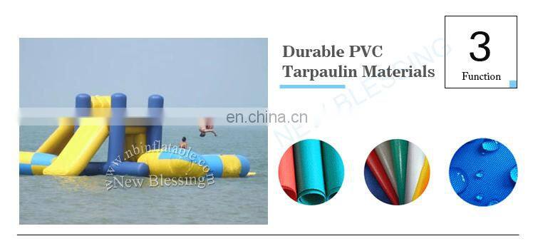 Hot outdoor games application giant inflatable water park floating toys