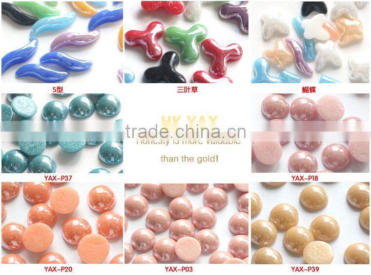 0829C Round loose pearl wholesale, 5mm half round loose wholesale pearl, flat back wholesale loose pearl
