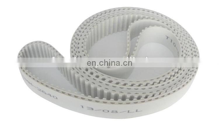PU material white color timing belt