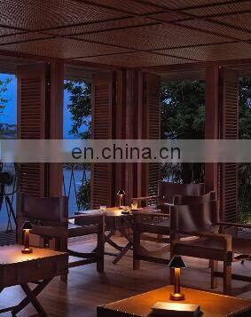 2019 amazon cafe hotel restaurant decorative wireless dimmable table lamp