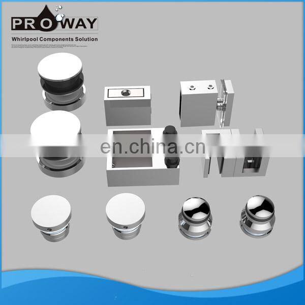 Steam Bath Tempered Glass Door Accessories Plastic Push Knob Handle