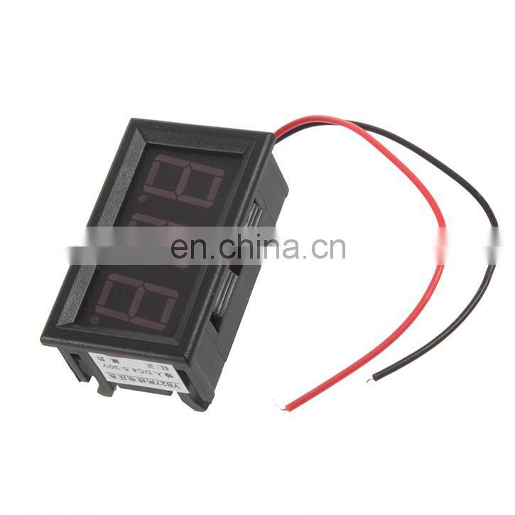 New Mini Digital Voltmeter 4.5-30V Red LED Vehicles Motor Voltage Panel Meter Digital Ammeter And Voltmeter
