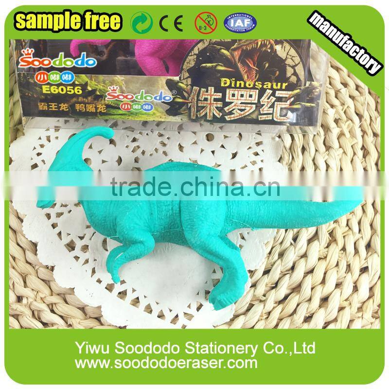 Kids Big 3D Dinosaur Shaoped Rubber TPR Eraser