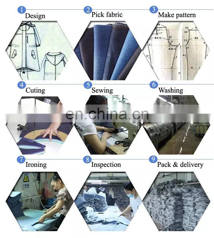 OEM custom hot sale print fall jackets women distress denim jean jacket for women