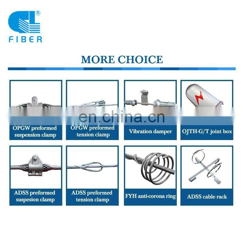 Factory wholesale  abc suspension clamp Preformed Accessories for ADSS OPGW Fiber Cable Accessories