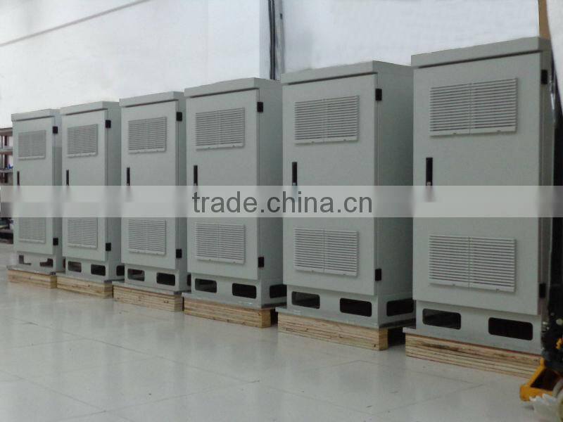 Stainless steel outdoor cabinet rack manufacture/SK-235M waterproof telecom outdoor cabinets with fan