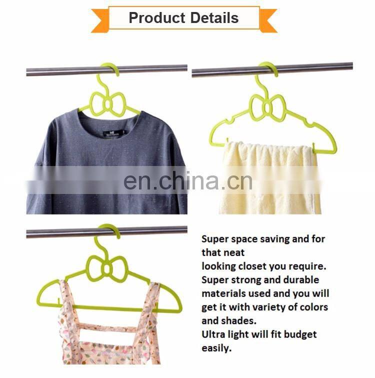 New Arrival Cute Colorful Baby Plastic Clothes Hangers