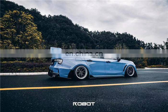 Runde For Lynk & Co 03 Upgrade Robot Style Newest Body Kit Front Lip Rear Diffuser Spoiler Side Skirts Wide Wheel Eyebrows