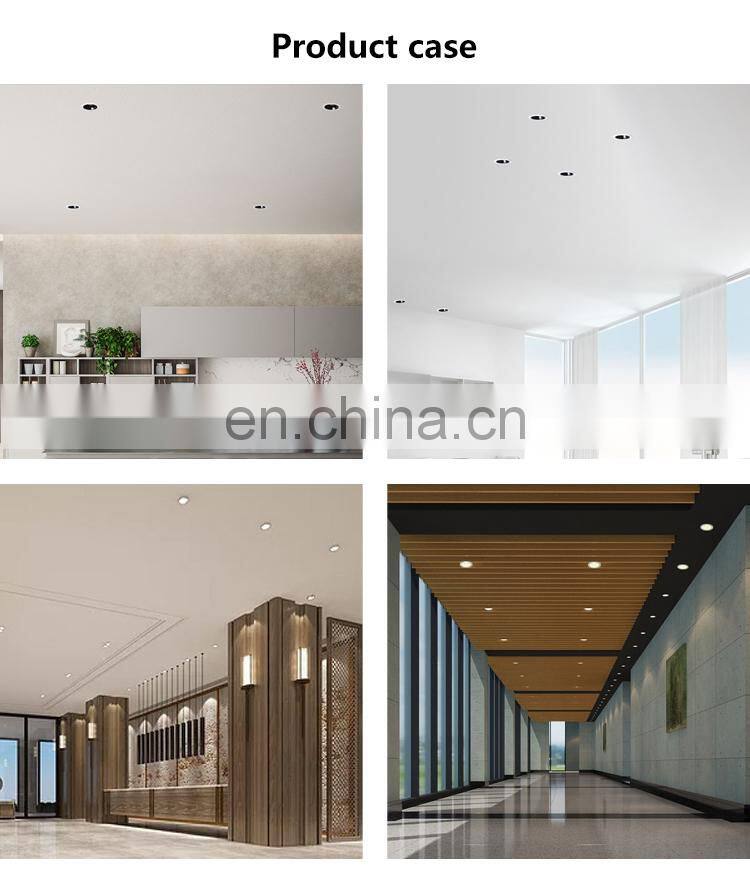 ALLWAY Manufacturer Modern Indoor Recessed Ceiling Round Smd Down Light Lamp Led Downlight