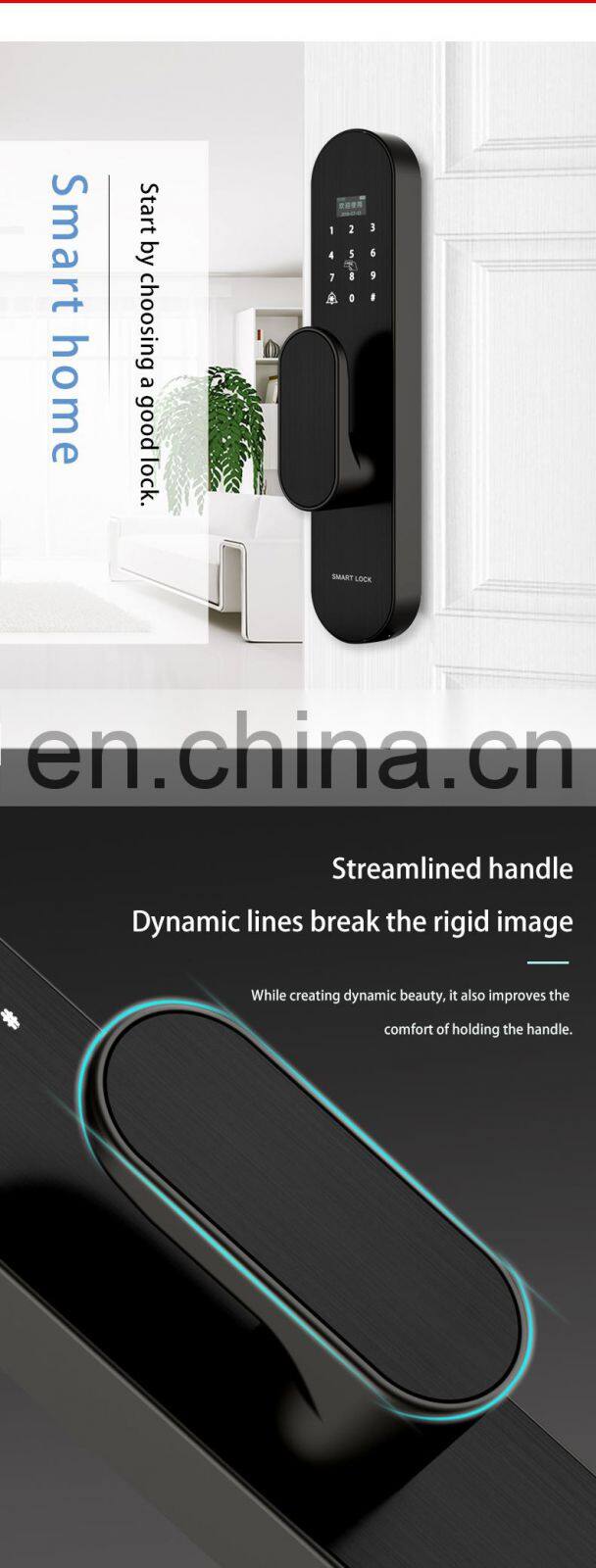 Smart Lock App Fingerprint Keyless for Home Finger WIFI Digital Lock Remote Control tuya TT Smart Lock  Home Wooden Door