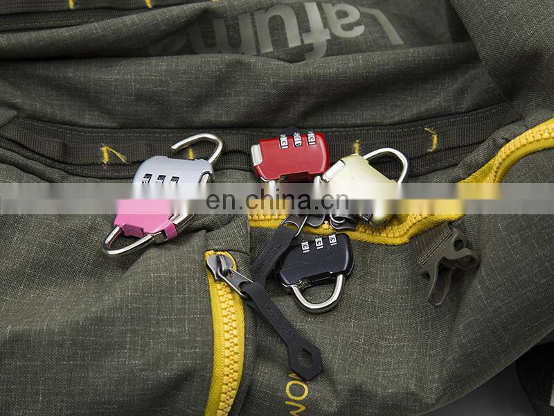 Small size 3 Digital Security luggage password locks Anti-Rust zinc alloy Combination code Lock