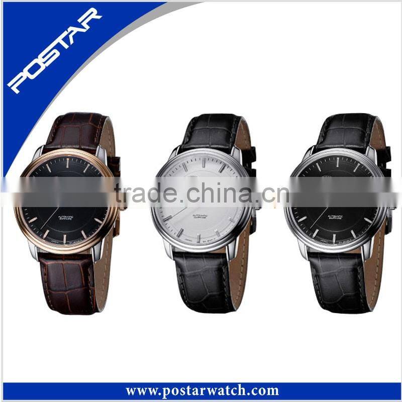 Wholesale Luxury Wrist Watch With Gold Planting Men Leather Buy Watch Online From China Alibaba com