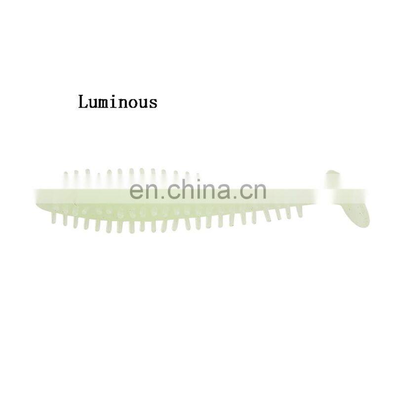 JOHNCOO 94mm 4.2g Soft Bait Swimbait Shad Worm Artificial Fishing Lures 6pcs/bag