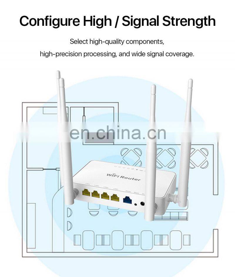 ALLINGE MDZ3234 300Mbps Openwrt Router Home Wireless Network Router WE1626 Router Support USB Modem
