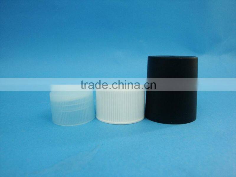 Plastic yellow flip top cap with liner 38-400/ 38mm closure ribbed cap for honey bottle